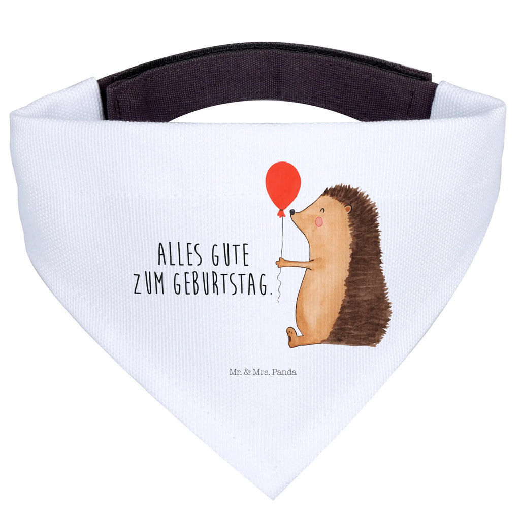 Chusta na szyję dla psa L jeż balon Hunde, kleine Hunde, Halstuch, klein, Hundehalstuch, Tuch, Tiermotive, Gute Laune, lustige Sprüche, Tiere, Glückwunsch, Geburtstag, Happy Birthday, Herzlichen Glückwunsch, Ballon, Igel, Geburtstagskind