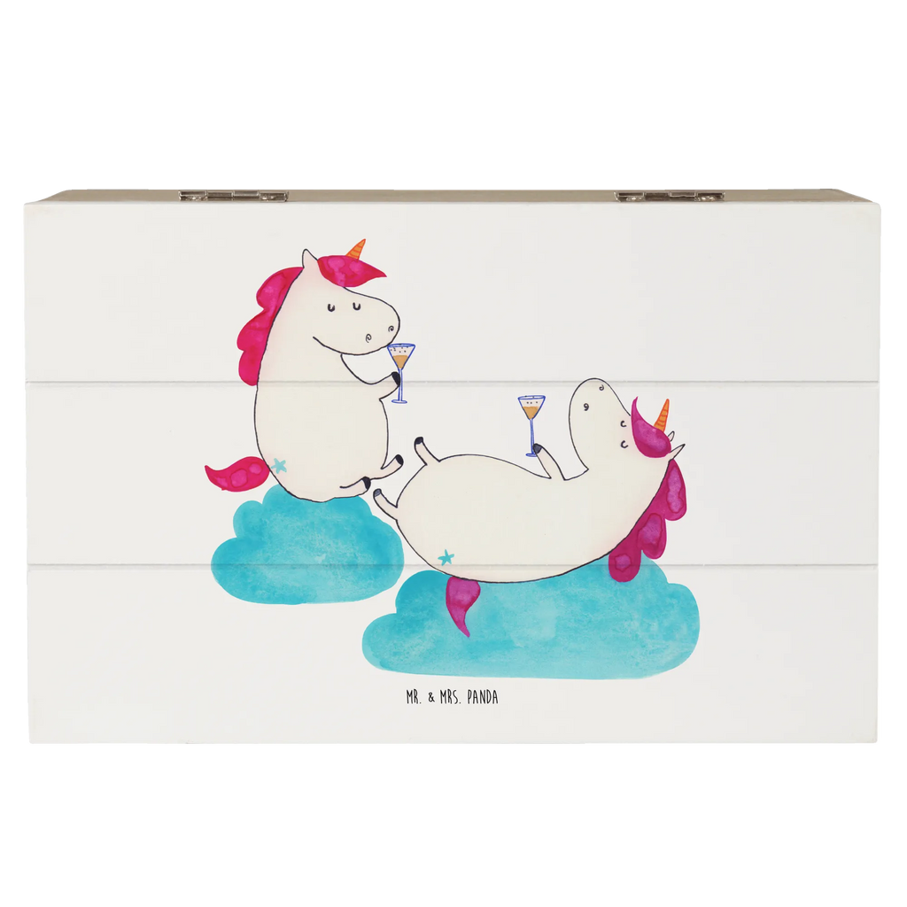 Wooden chest unicorn sparkling wine treasure chest, box, memory box, storage box, decorative box, XXL, chest, Wooden box, casket, unicorn, unicorns, BFF, Cork, Girlfriends, Unicorn, Best, Toast, Unicorns, Girls' night, Fun, Girlfriend, Champagne, Party