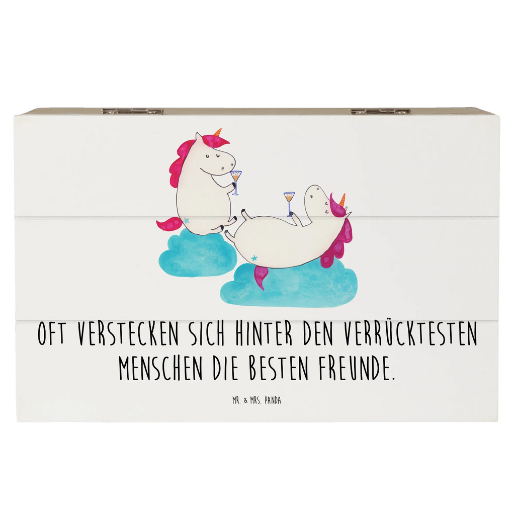 Wooden chest unicorn sparkling wine treasure chest, box, memory box, storage box, decorative box, XXL, chest, Wooden box, casket, unicorn, unicorns, BFF, Cork, Girlfriends, Unicorn, Best, Toast, Unicorns, Girls' night, Fun, Girlfriend, Champagne, Party