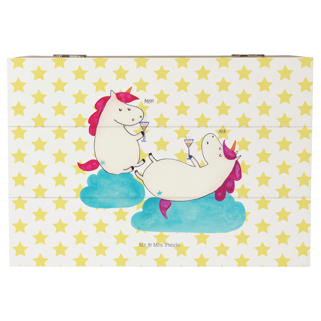 Wooden chest unicorn sparkling wine treasure chest, box, memory box, storage box, decorative box, XXL, chest, Wooden box, casket, unicorn, unicorns, BFF, Cork, Girlfriends, Unicorn, Best, Toast, Unicorns, Girls' night, Fun, Girlfriend, Champagne, Party