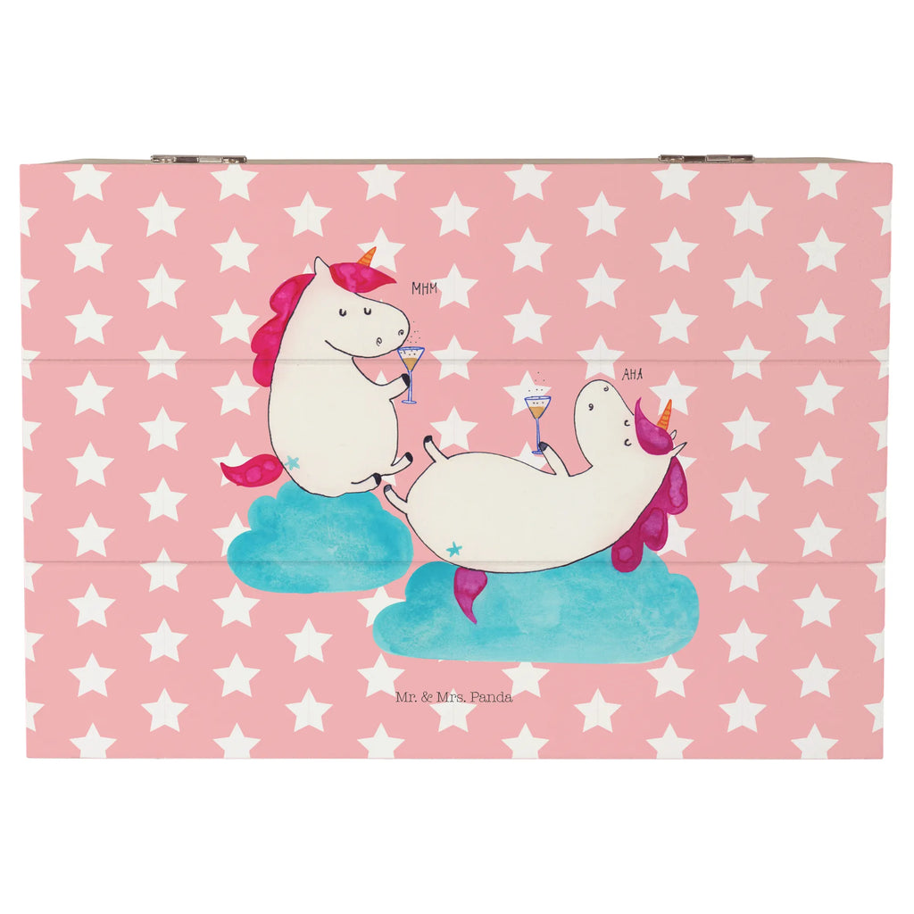 Wooden chest unicorn sparkling wine treasure chest, box, memory box, storage box, decorative box, XXL, chest, Wooden box, casket, unicorn, unicorns, BFF, Cork, Girlfriends, Unicorn, Best, Toast, Unicorns, Girls' night, Fun, Girlfriend, Champagne, Party