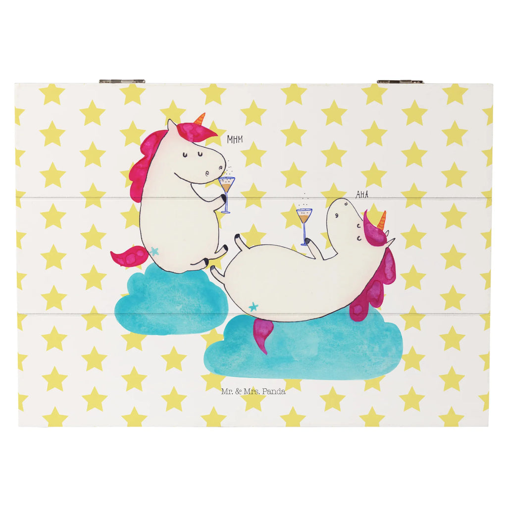 Wooden chest unicorn sparkling wine treasure chest, box, memory box, storage box, decorative box, XXL, chest, Wooden box, casket, unicorn, unicorns, BFF, Cork, Girlfriends, Unicorn, Best, Toast, Unicorns, Girls' night, Fun, Girlfriend, Champagne, Party