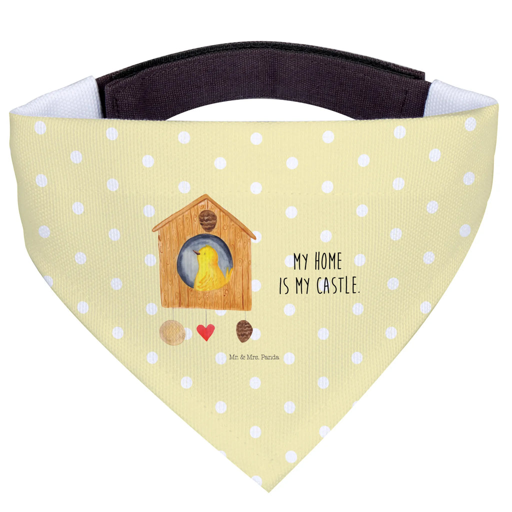 Chusta na szyję dla psa L ptak Dom Hundehalstuch, Kleine Hunde, Halstuch, Tuch, Hunde, Lustige Sprüche, Tiere, Tiermotive, Gute Laune, Zuhause, Vögel, Vogel, Castle, Nest, Eigenheim, Unser Haus, Wohnung, Home Sweet Home, Haus, Lieblingsort, Familie, Vogelhäuschen, Vogelhaus