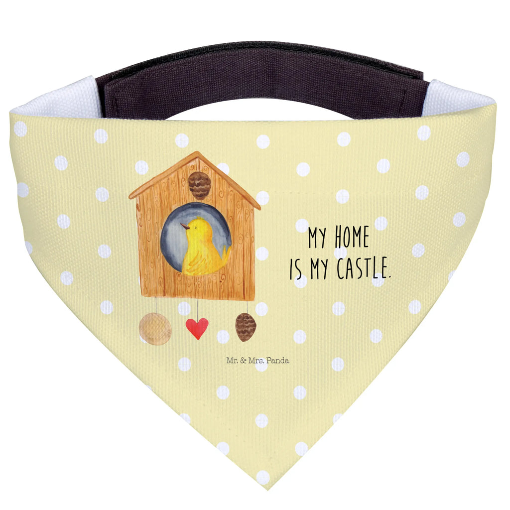 Chusta na szyję dla psa L ptak Dom Hundehalstuch, Kleine Hunde, Halstuch, Tuch, Hunde, Lustige Sprüche, Tiere, Tiermotive, Gute Laune, Zuhause, Vögel, Vogel, Castle, Nest, Eigenheim, Unser Haus, Wohnung, Home Sweet Home, Haus, Lieblingsort, Familie, Vogelhäuschen, Vogelhaus