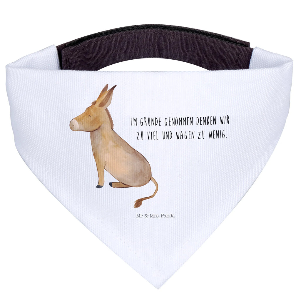 Dog neckerchief Donkey Hundehalstuch, Kleine Hunde, Tuch, Halstuch, Hunde, Lustige Sprüche, Tiere, Tiermotive, Gute Laune, Mut, Zuversicht, Weisheit, Lebensglück, Ziel, Lebensmut, Positive Gedanken, Erfolg, Esel, Tapferkeit, Lebensziel