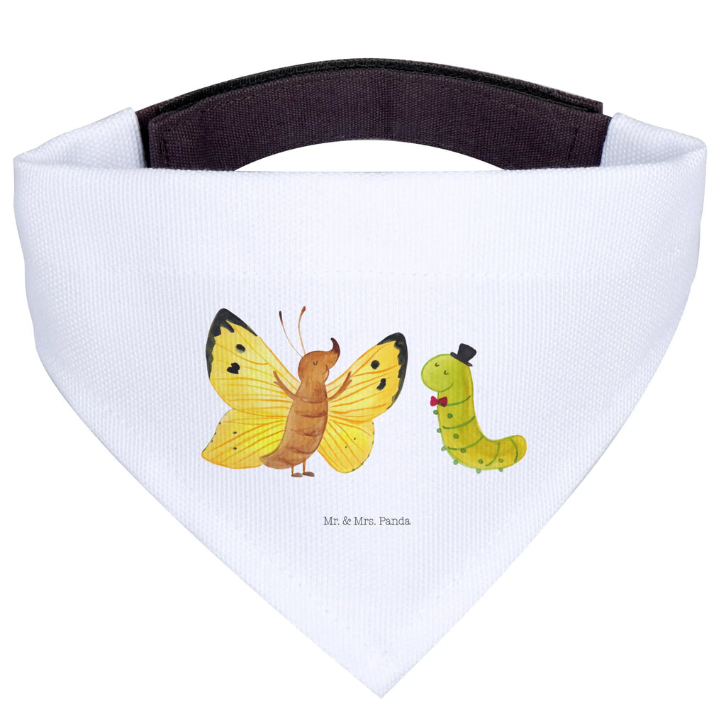 Chusta na szyję dla psa L gąsienica motyl Hunde, Tuch, Kleine Hunde, Hundehalstuch, Halstuch, Lustige Sprüche, Tiere, Tiermotive, Gute Laune, Raupe, Hütchen, Schmetterling, Erwachsen Werden, Zitronenfalter, Kokon, Aufwachsen, Hut, Schönheit, Entwicklung