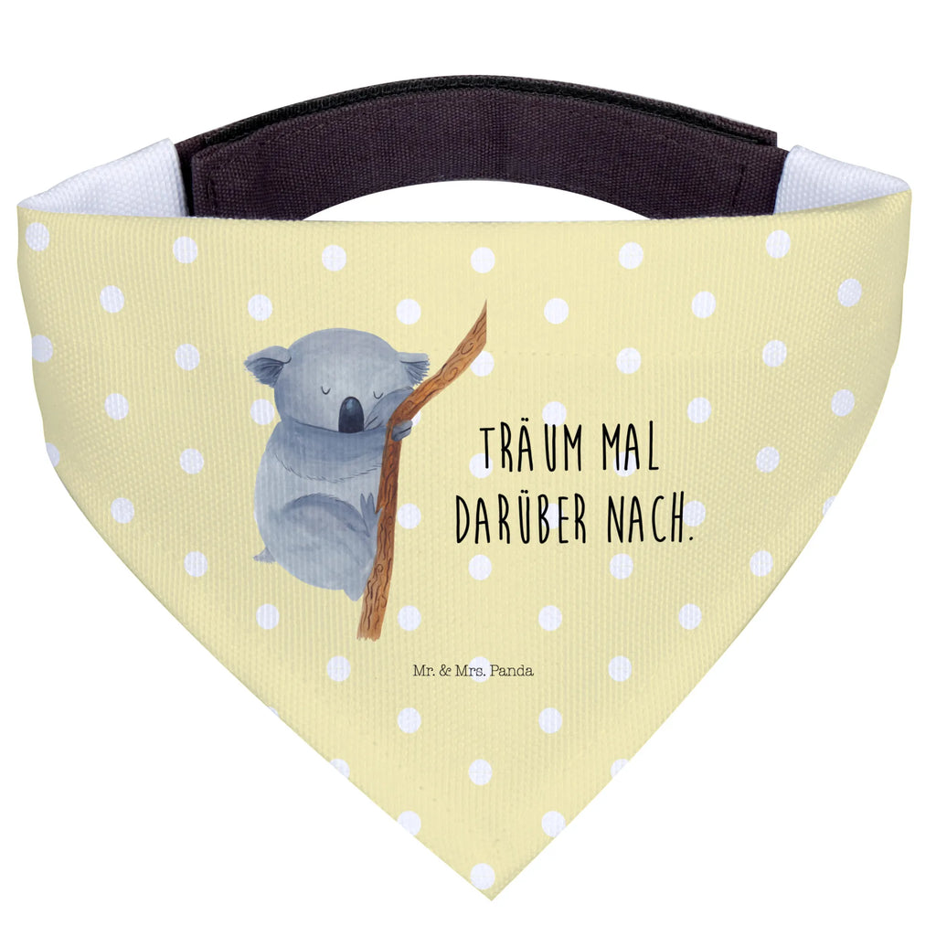 Hundehalstuch Koalabär Hunde, Halstuch, Kleine Hunde, Tuch, Hundehalstuch, Lustige Sprüche, Tiere, Tiermotive, Gute Laune, schlafen, Koalabär, Schlafzimmer, Koala, Bär, Träumen, Traum, Traumland