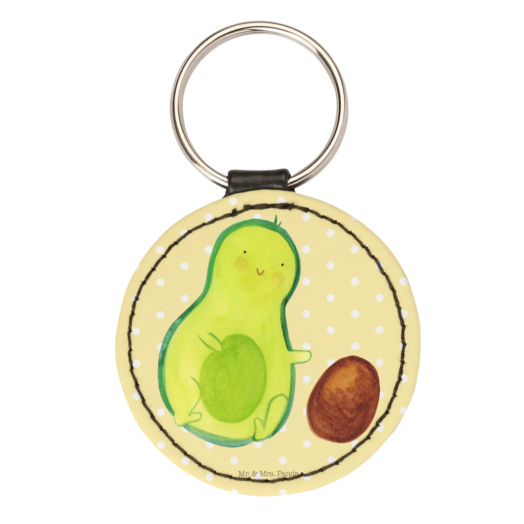 Round key ring avocado core rolls bag pendant, key ring, keychain, lucky charm, pendant, avocado, vegetables, birth, baby party, pregnancy, first child, love, avocados, infant, birthday, big love, for birth, baby, child