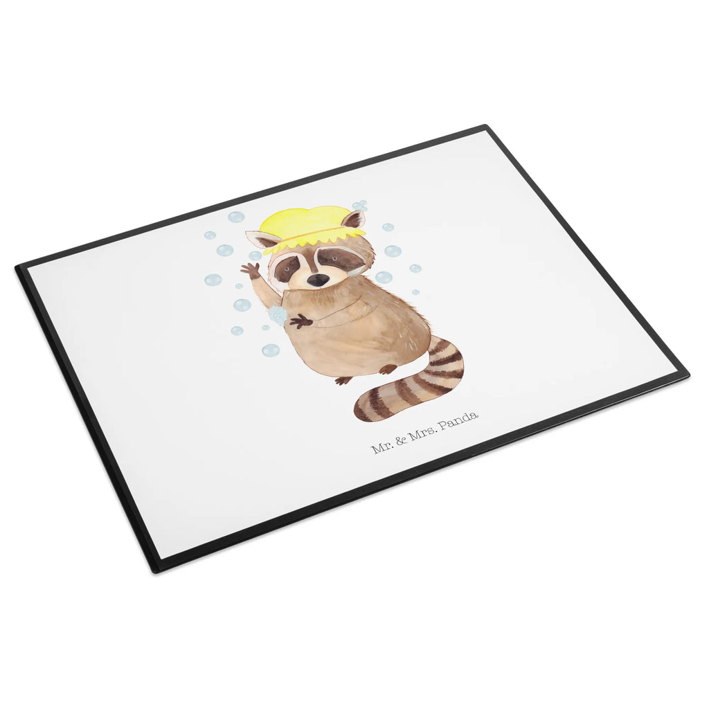 Schreibtischunterlage Waschbär Schreibtischunterlage Groß, Schreibtisch Unterlagen, Schreibwaren, Bürobedarf, Schreibunterlage, Schreibtischauflage, Büroartikel, Tiermotive, Gute Laune, lustige Sprüche, Tiere, Tagträumen, Fröhlich, Seifenblasen, waschen, Waschbär, Plan