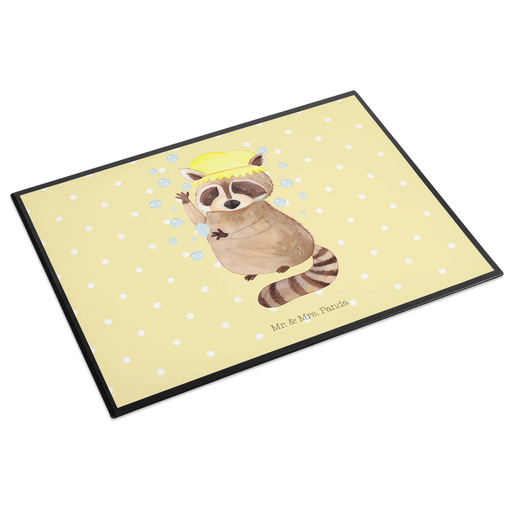 Schreibtischunterlage Waschbär Schreibtischunterlage Groß, Schreibtisch Unterlagen, Schreibwaren, Bürobedarf, Schreibunterlage, Schreibtischauflage, Büroartikel, Tiermotive, Gute Laune, lustige Sprüche, Tiere, Tagträumen, Fröhlich, Seifenblasen, waschen, Waschbär, Plan