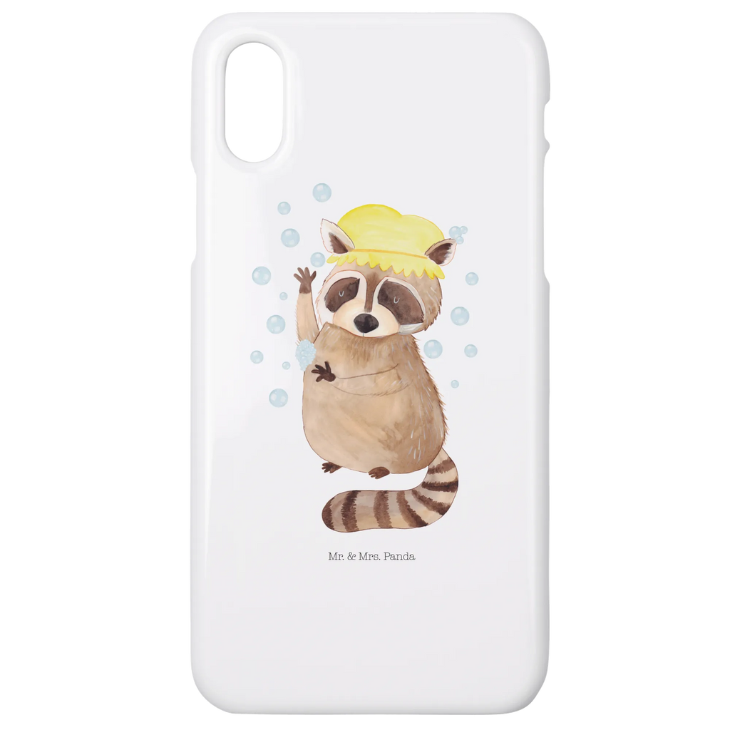 Phone case Raccoon mobile phone, mobile cover, case, mobile phone case, Iphone X, Iphone 10, cover, small animals, cute, funny, cute animal motives, hand drawn, small world, funny sayings, good mood, happy, gifts, gift ideas, special gifts, animal lover, card, plan, raccoon, soap bubbles, wash, daydreaming