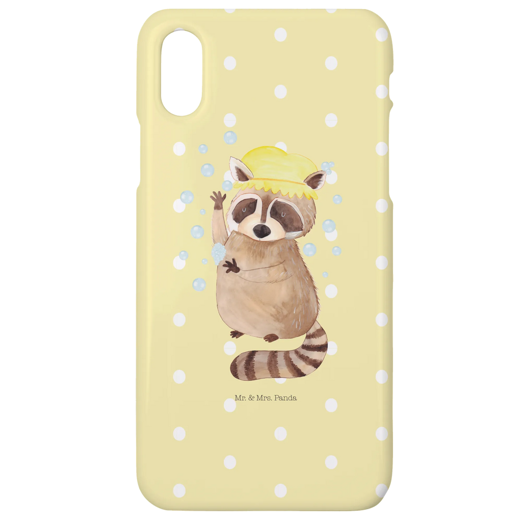 Phone case Raccoon mobile phone, mobile cover, case, mobile phone case, Iphone X, Iphone 10, cover, small animals, cute, funny, cute animal motives, hand drawn, small world, funny sayings, good mood, happy, gifts, gift ideas, special gifts, animal lover, card, plan, raccoon, soap bubbles, wash, daydreaming