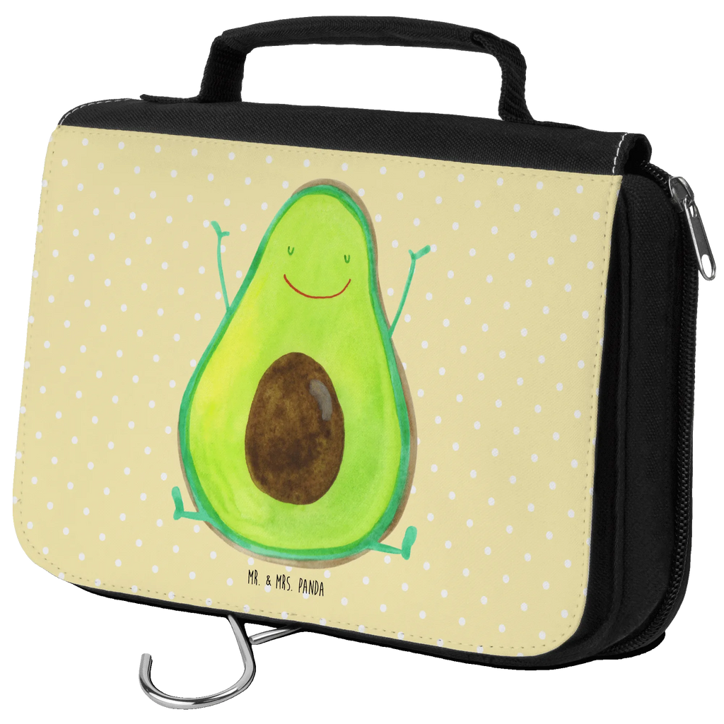 Wash bag avocado Happy Cosmetic bag, Gentlemen, Ladies, Toilet bag, Wash bag, To hang up, avocado, vegetables, chaos, Avocado