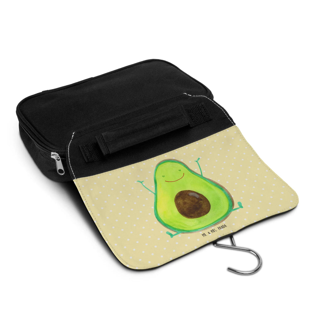 Wash bag avocado Happy Cosmetic bag, Gentlemen, Ladies, Toilet bag, Wash bag, To hang up, avocado, vegetables, chaos, Avocado