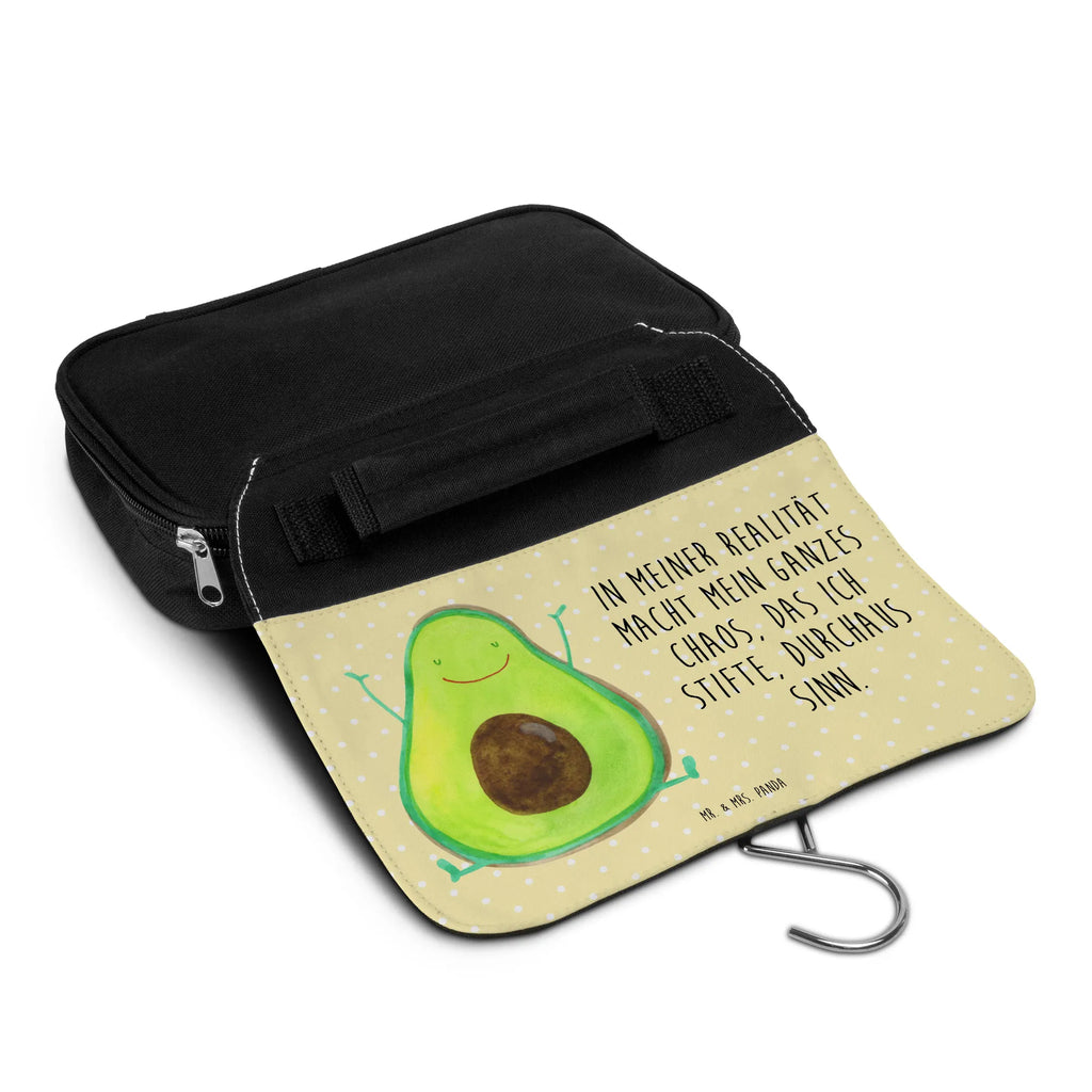 Wash bag avocado Happy Cosmetic bag, Gentlemen, Ladies, Toilet bag, Wash bag, To hang up, avocado, vegetables, chaos, Avocado