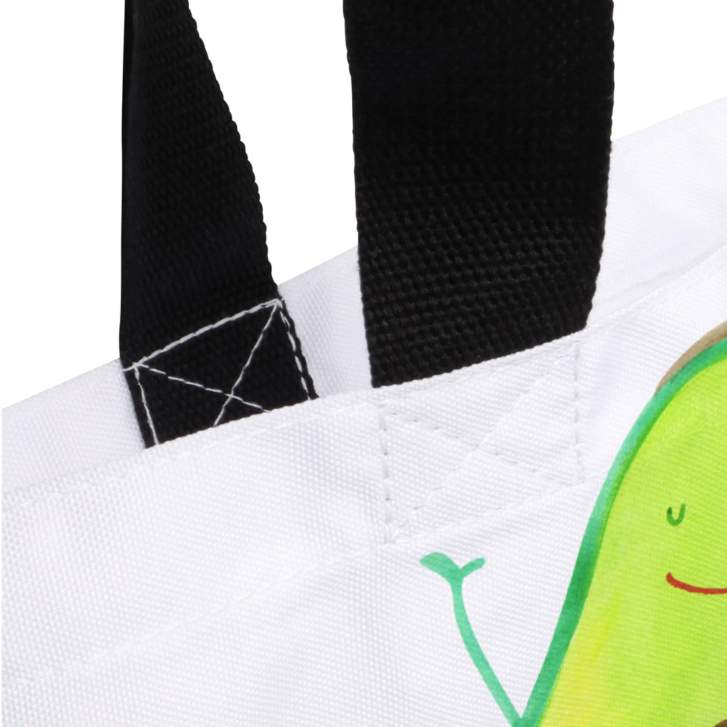 Shopper Avocado Glücklich XL, Ausflug, Strandtasche, Einkaufsbeutel, Alltagstasche, Beutel, XXL Tasche, Freizeittasche, Schultertasche, Schultasche, Einkaufstasche, Tragebeutel, Shopper, Tüte, Stofftasche, Schulbeutel, Avocado, Vegan, Veggie, Gesund, Chaos