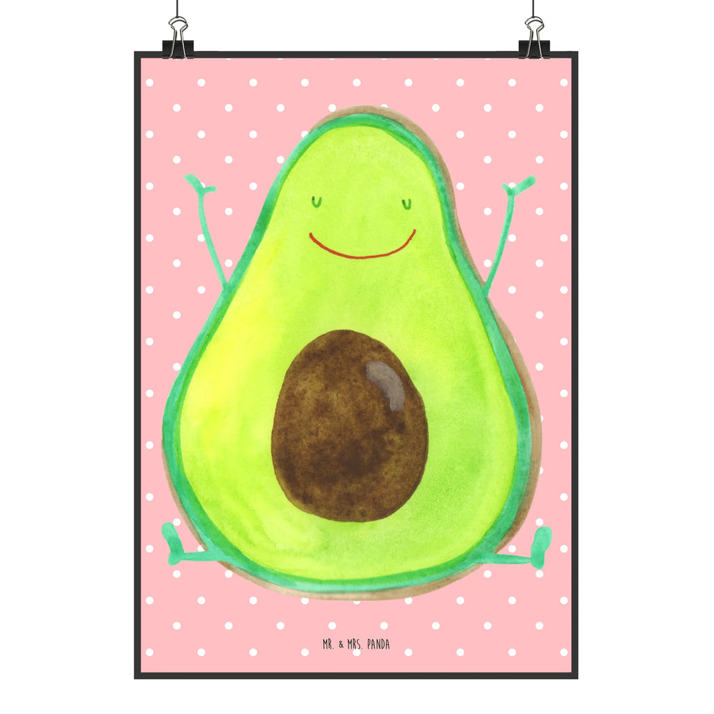 Poster avocado Happy Designposter, kunstposter, drucke, Wanddekoration, wanddruck, Posterdruck, grafikposter, Bild, Mr. & Mrs. Panda Poster, Wanddeko Bild, Bild für Wand, wandkunst, wanddeko, Poster, Kunstdruck, Wandschmuck, kunstdruck poster, Wandposter, kunst für die wand, Deko Bild, Wandbild, Plakat, Gesund, Vegan, Veggie, Avocado, Chaos