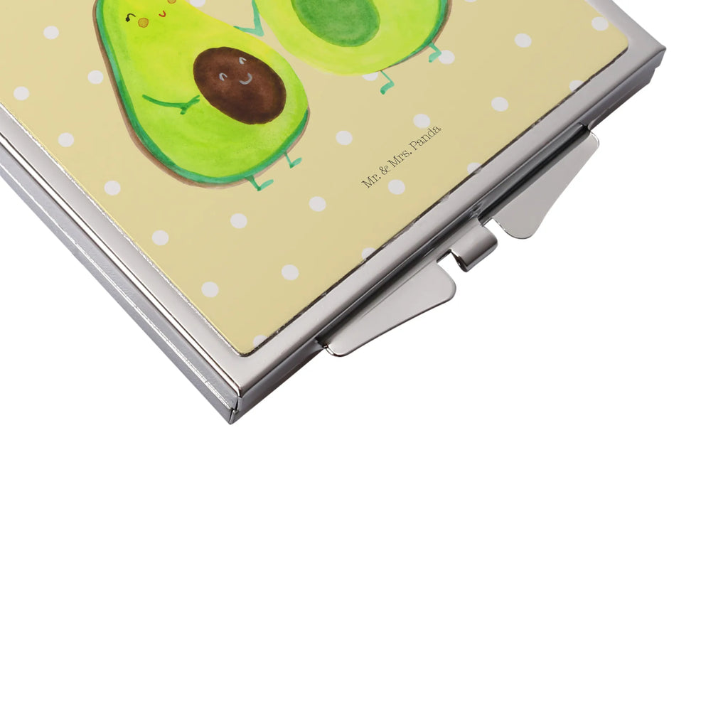 Handbag mirror avocado pair square, make-up mirror, silver, handbag, make up, mirror, avocado, vegetables, love, baby shower, baby party, children, wedding, birth, family, pregnancy, avocados, avocuddle