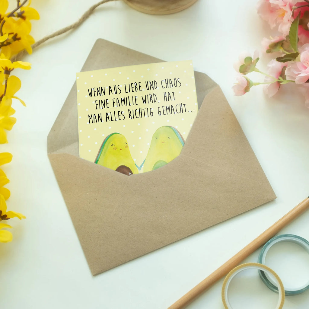 Greetings card avocado pair Glückwunschkarte, Hochzeitskarte, Geburtstagskarte, Ansichtskarten, Klappkarte, Grußkarte, Karte, Einladungskarte, Avocado, Veggie, Vegan, Gesund, Babyshower, Babyparty, Liebe, Geburt, Hochzeit, Familie, Kinder, Avocuddle, Avocados, Schwangerschaft