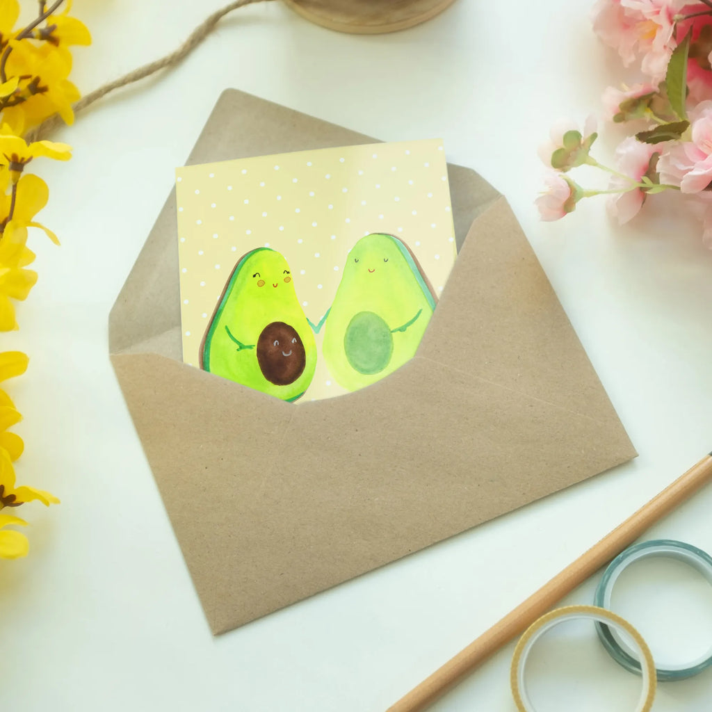 Greetings card avocado pair Glückwunschkarte, Hochzeitskarte, Geburtstagskarte, Ansichtskarten, Klappkarte, Grußkarte, Karte, Einladungskarte, Avocado, Veggie, Vegan, Gesund, Babyshower, Babyparty, Liebe, Geburt, Hochzeit, Familie, Kinder, Avocuddle, Avocados, Schwangerschaft