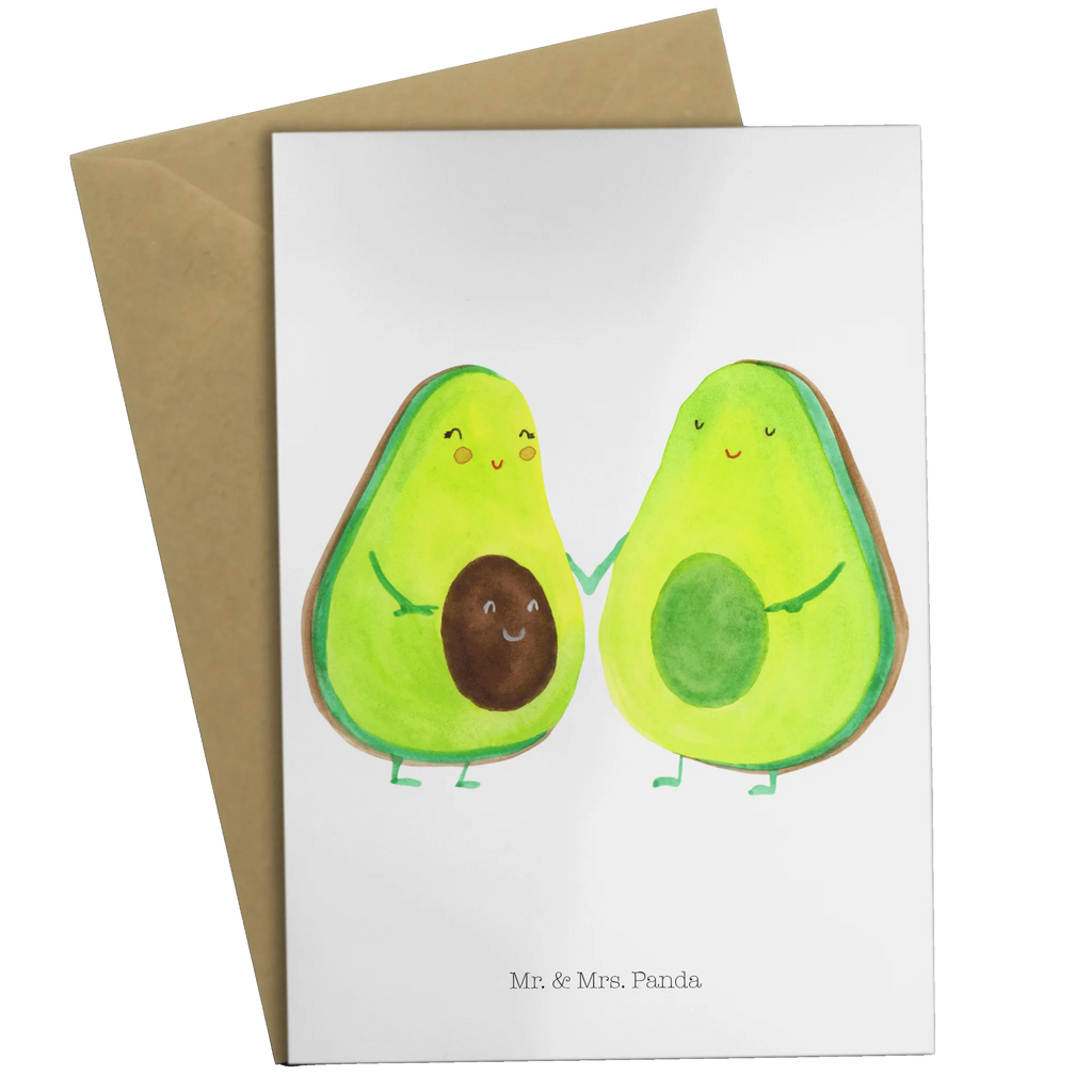 Greetings card avocado pair Glückwunschkarte, Hochzeitskarte, Geburtstagskarte, Ansichtskarten, Klappkarte, Grußkarte, Karte, Einladungskarte, Avocado, Veggie, Vegan, Gesund, Babyshower, Babyparty, Liebe, Geburt, Hochzeit, Familie, Kinder, Avocuddle, Avocados, Schwangerschaft
