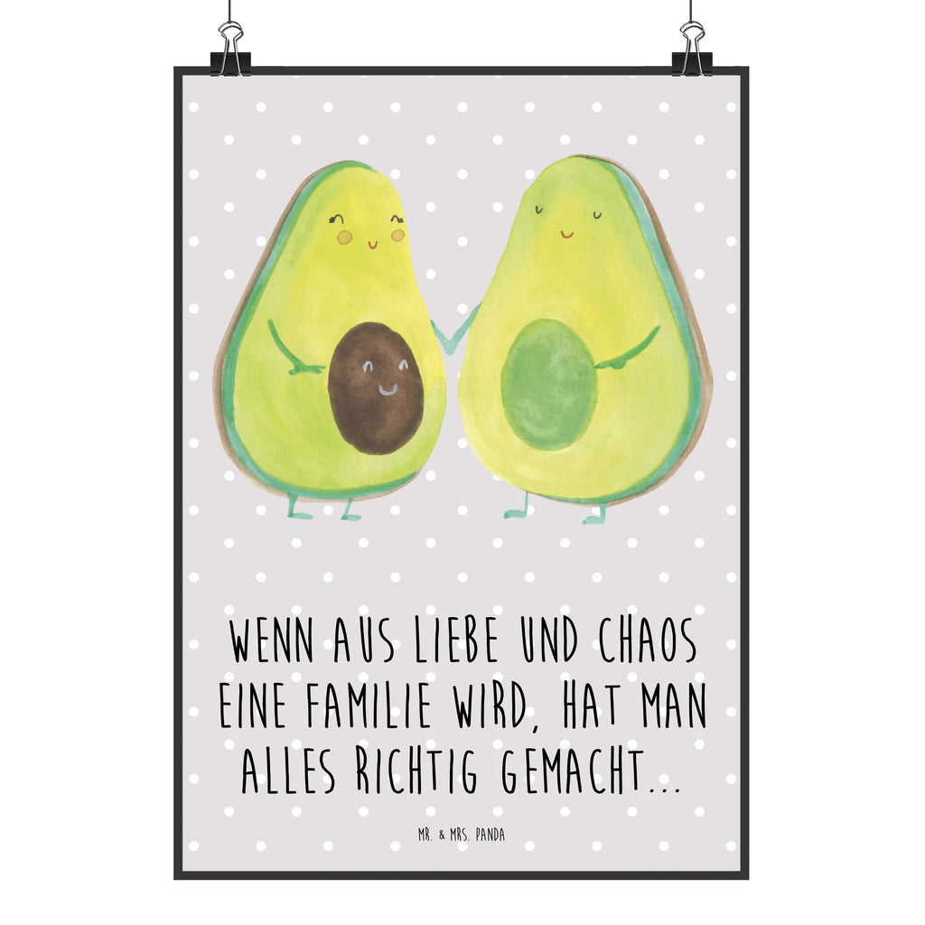 Poster Avocado Pärchen Küchenposter, Mr. & Mrs. Panda Poster, Raumdekoration, Designposter, Posterdruck, Poster, Kunstdruck, Wanddeko, Wanddekoration, Wanddeko Bild, Bild, Kinderposter, Handgemaltes Poster, Wandposter, Avocado, Veggie, Vegan, Gesund, Avocuddle, Babyparty, Geburt, Kinder, Avocados, Babyshower, Familie, Liebe, Schwangerschaft, Hochzeit