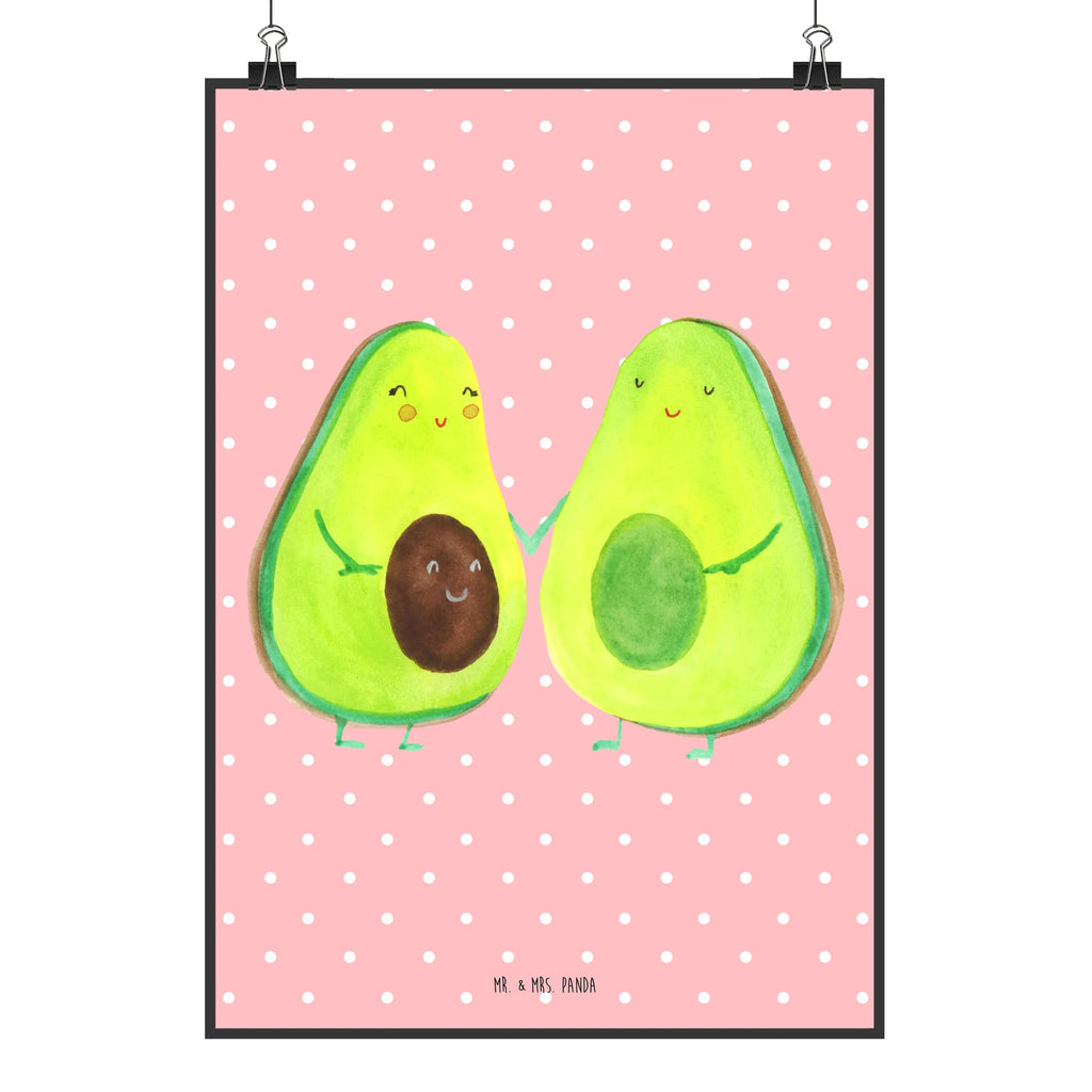 Poster Avocado Pärchen Küchenposter, Mr. & Mrs. Panda Poster, Raumdekoration, Designposter, Posterdruck, Poster, Kunstdruck, Wanddeko, Wanddekoration, Wanddeko Bild, Bild, Kinderposter, Handgemaltes Poster, Wandposter, Avocado, Veggie, Vegan, Gesund, Avocuddle, Babyparty, Geburt, Kinder, Avocados, Babyshower, Familie, Liebe, Schwangerschaft, Hochzeit