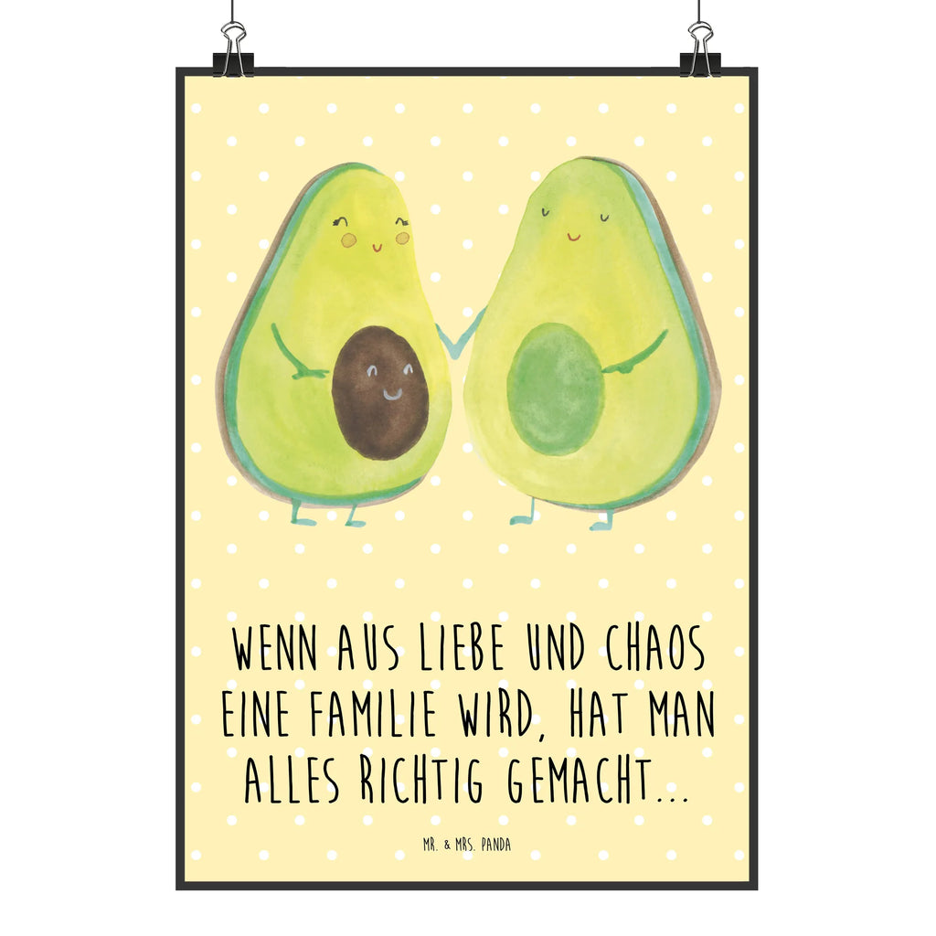 Poster Avocado Pärchen Küchenposter, Mr. & Mrs. Panda Poster, Raumdekoration, Designposter, Posterdruck, Poster, Kunstdruck, Wanddeko, Wanddekoration, Wanddeko Bild, Bild, Kinderposter, Handgemaltes Poster, Wandposter, Avocado, Veggie, Vegan, Gesund, Avocuddle, Babyparty, Geburt, Kinder, Avocados, Babyshower, Familie, Liebe, Schwangerschaft, Hochzeit