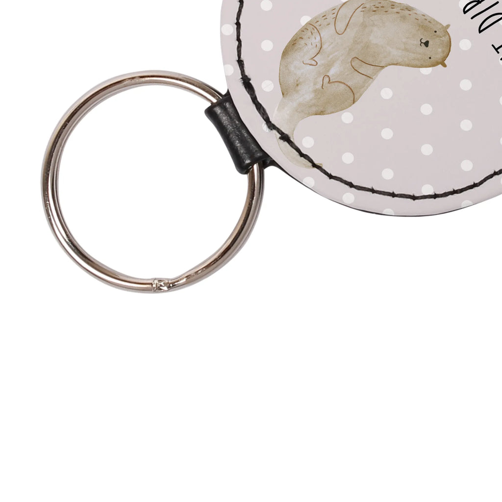 Round key ring otter upside down Schlüsselanhänger, schlüsselbund anhänger, mini schlüsselanhänger, Taschenanhänger, Schlüsselaccessoire, Otter, Fischotter, Seeotter, Otter Seeotter See Otter