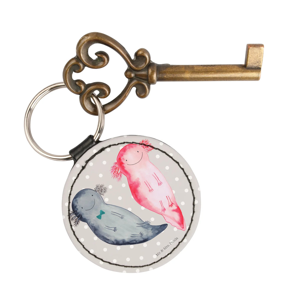 Round key ring axolotl Girlfriend Schlüsselaccessoire, mini schlüsselanhänger, Taschenanhänger, schlüsselbund anhänger, Schlüsselanhänger, Axolotl, Molch, Liebesbeweis, Verlobter, Axolot, Lurche, Freund, Große Liebe, Lurch, Liebe, Ehemann, Jahrestag, Valentinstag, Schwanzlurch
