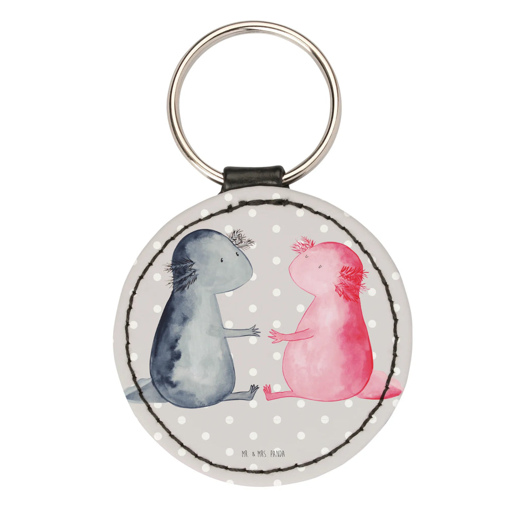 Rund Schlüsselanhänger Axolotl Liebe schlüsselbund anhänger, Schlüsselanhänger, mini schlüsselanhänger, Schlüsselaccessoire, Taschenanhänger, Axolotl, Molch, Große Liebe, Ehemann, Jahrestag, Lurche, Liebesbeweis, Lurch, Freund, Verlobter, Valentinstag, Schwanzlurch, Axolot, Liebe