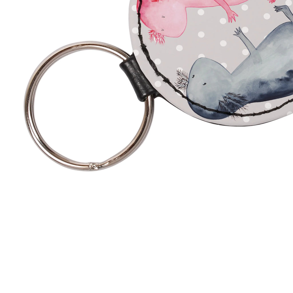Rund Schlüsselanhänger Axolotl Liebe schlüsselbund anhänger, Schlüsselanhänger, mini schlüsselanhänger, Schlüsselaccessoire, Taschenanhänger, Axolotl, Molch, Große Liebe, Ehemann, Jahrestag, Lurche, Liebesbeweis, Lurch, Freund, Verlobter, Valentinstag, Schwanzlurch, Axolot, Liebe