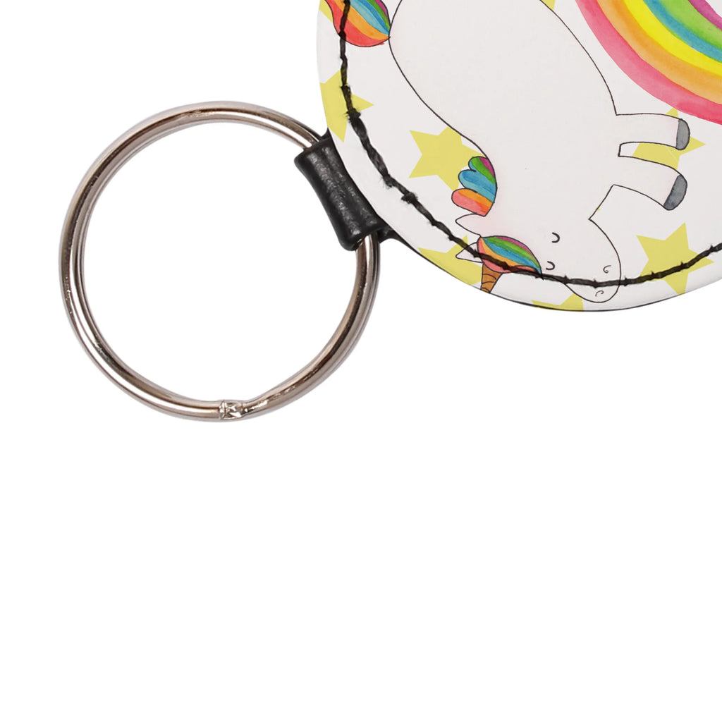 Okrągły brelok jednorożec tęcza Jednorożec, jednorożce, dekoracje jednorożca, jednorożec