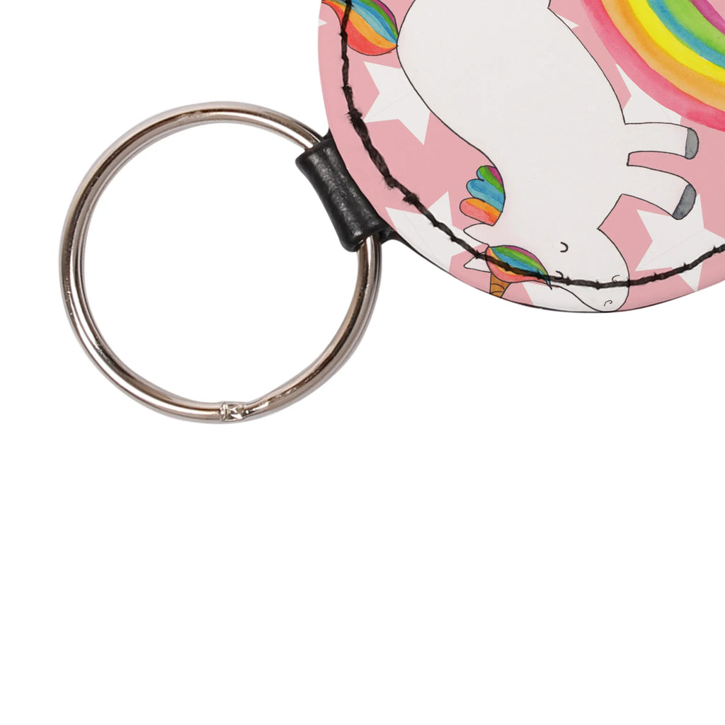 Okrągły brelok jednorożec tęcza Jednorożec, jednorożce, dekoracje jednorożca, jednorożec