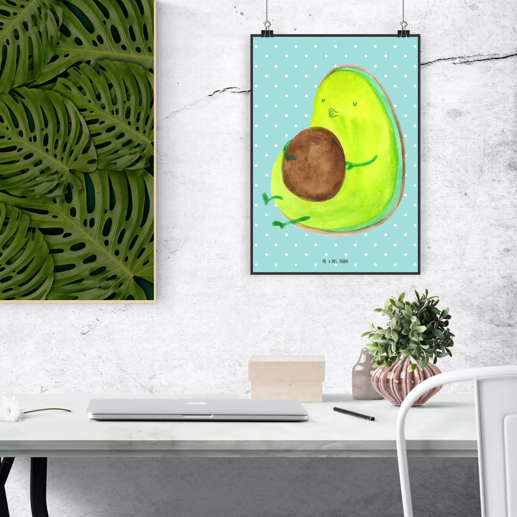 Poster Avocado Pfeifen Deko Bild, Poster, Wandschmuck, Wandbild, wanddruck, kunstdruck poster, kunst für die wand, Bild für Wand, wandkunst, Plakat, Mr. & Mrs. Panda Poster, wanddeko, Wanddekoration, drucke, Posterdruck, Bild, kunstposter, Kunstdruck, Designposter, Wanddeko Bild, grafikposter, Wandposter, Gesund, Vegan, Veggie, Avocado, Diät, Abnehmen, Ernährung, dick sein