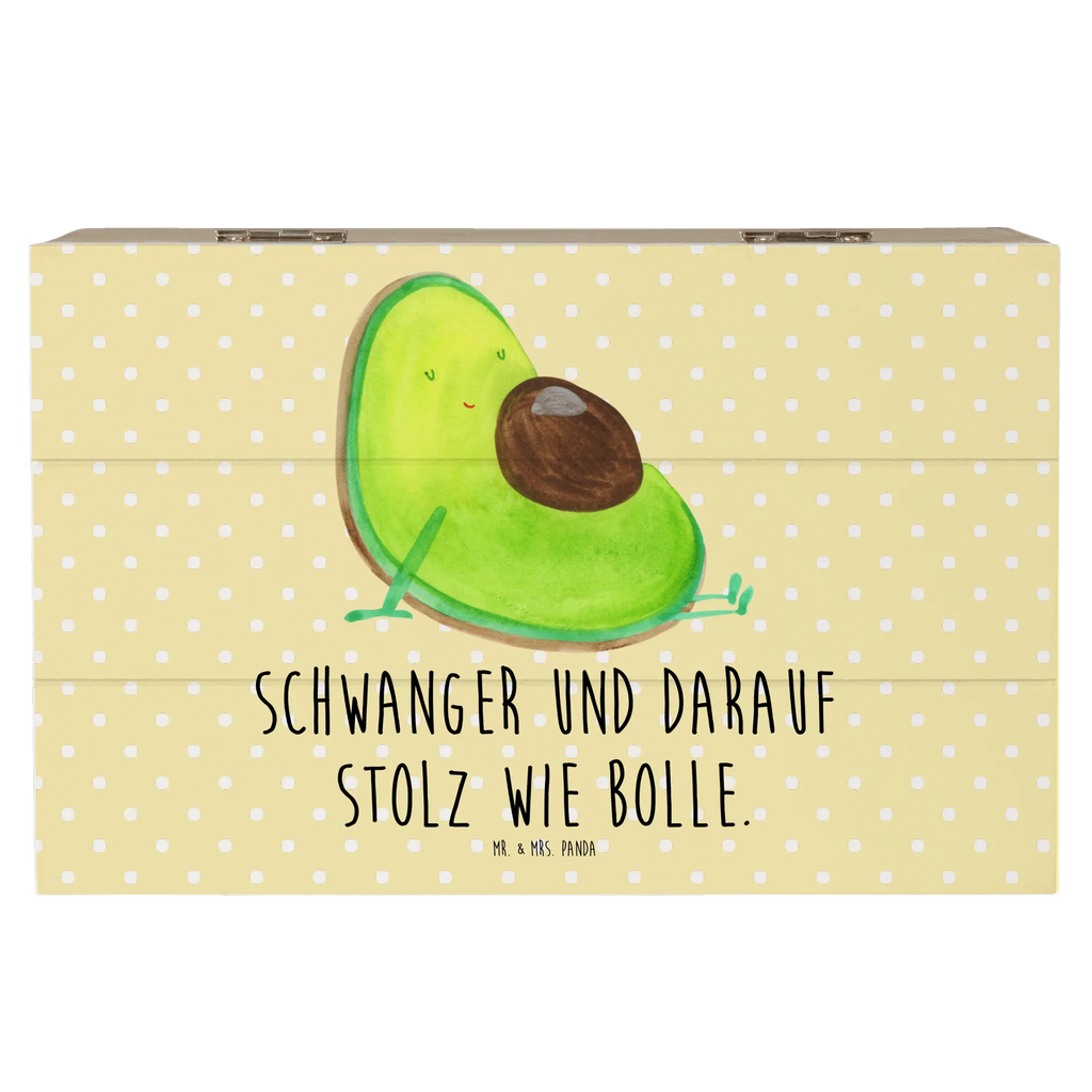 Holzkiste Avocado schwanger Aufbewahrungsbox, Schatzkiste, Geschenkbox, Geschenkdose, Schatulle, Holzkiste, Erinnerungsbox, Truhe, Kiste, Dekokiste, Erinnerungskiste, XXL, Avocado, Veggie, Vegan, Gesund, schwanger, Babyshower, Babyparty, Schwangerschaft