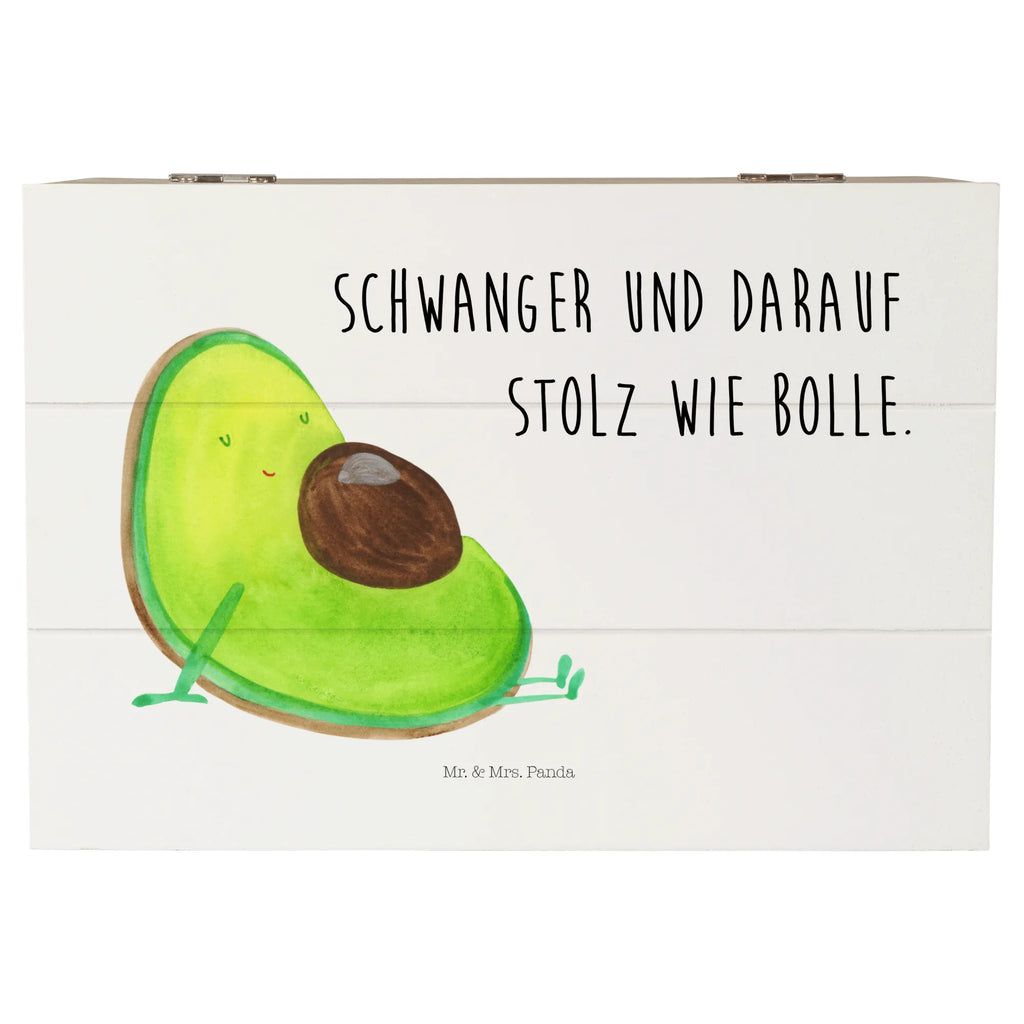 Holzkiste Avocado schwanger Aufbewahrungsbox, Schatzkiste, Geschenkbox, Geschenkdose, Schatulle, Holzkiste, Erinnerungsbox, Truhe, Kiste, Dekokiste, Erinnerungskiste, XXL, Avocado, Veggie, Vegan, Gesund, schwanger, Babyshower, Babyparty, Schwangerschaft