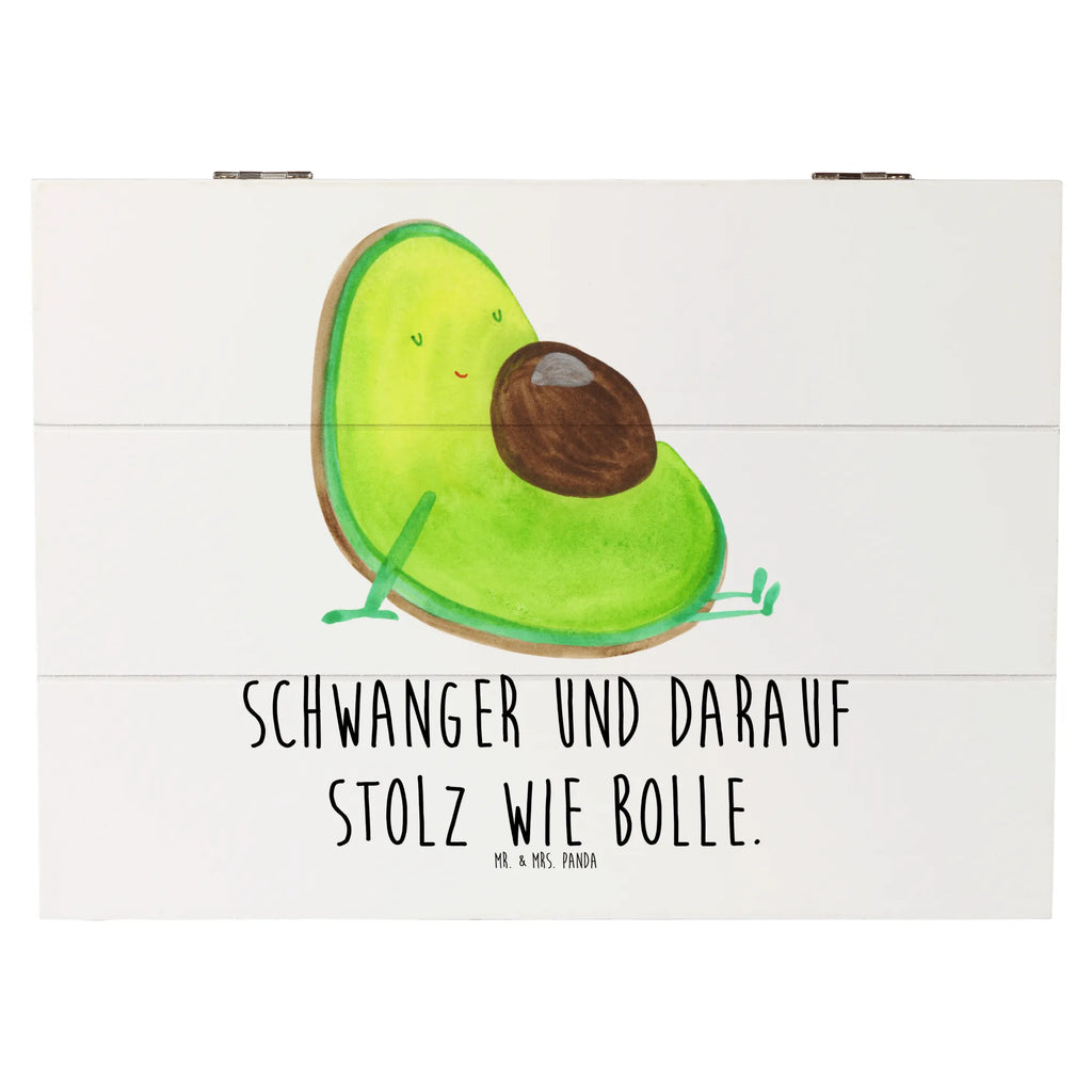 Holzkiste Avocado schwanger Aufbewahrungsbox, Schatzkiste, Geschenkbox, Geschenkdose, Schatulle, Holzkiste, Erinnerungsbox, Truhe, Kiste, Dekokiste, Erinnerungskiste, XXL, Avocado, Veggie, Vegan, Gesund, schwanger, Babyshower, Babyparty, Schwangerschaft