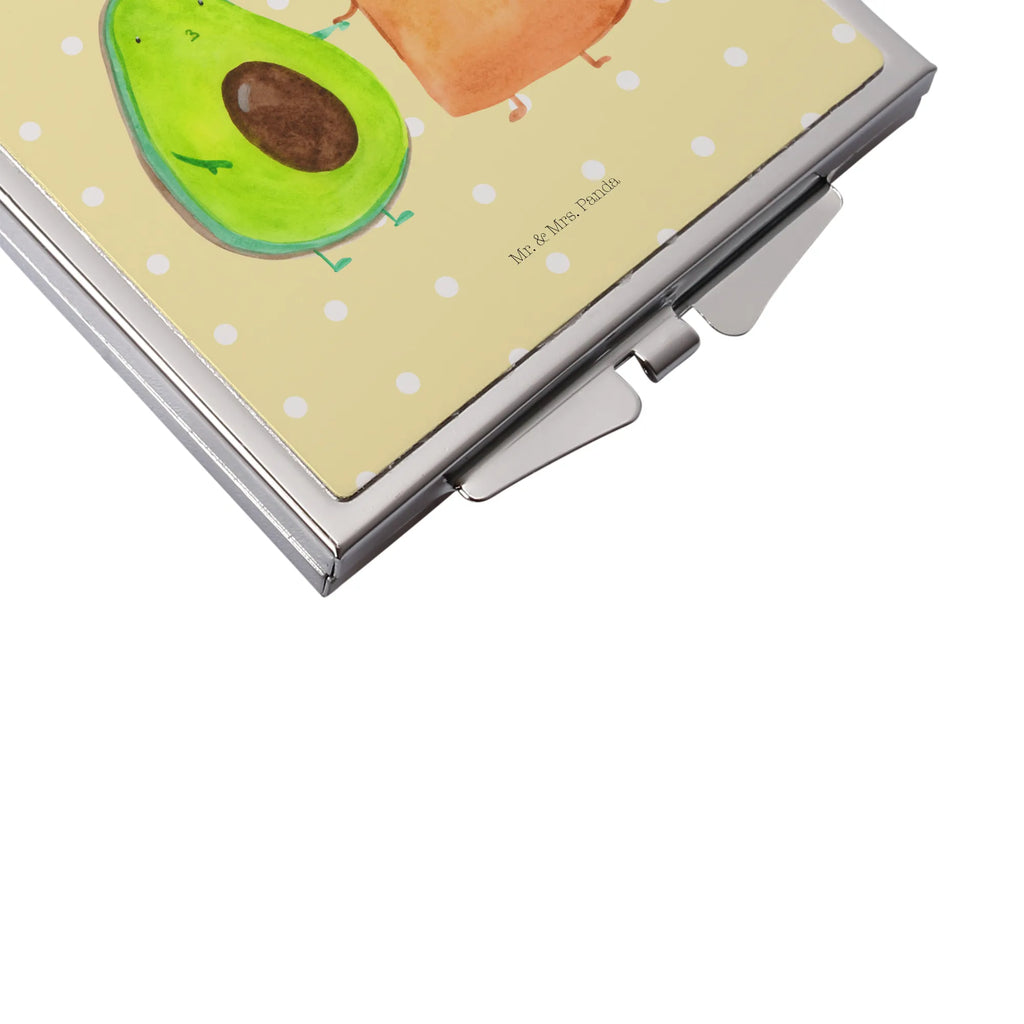 Kwadratowe lusterko do torebki Awokado Tost Awokado, Warzywa, Wegan, Zdrowy