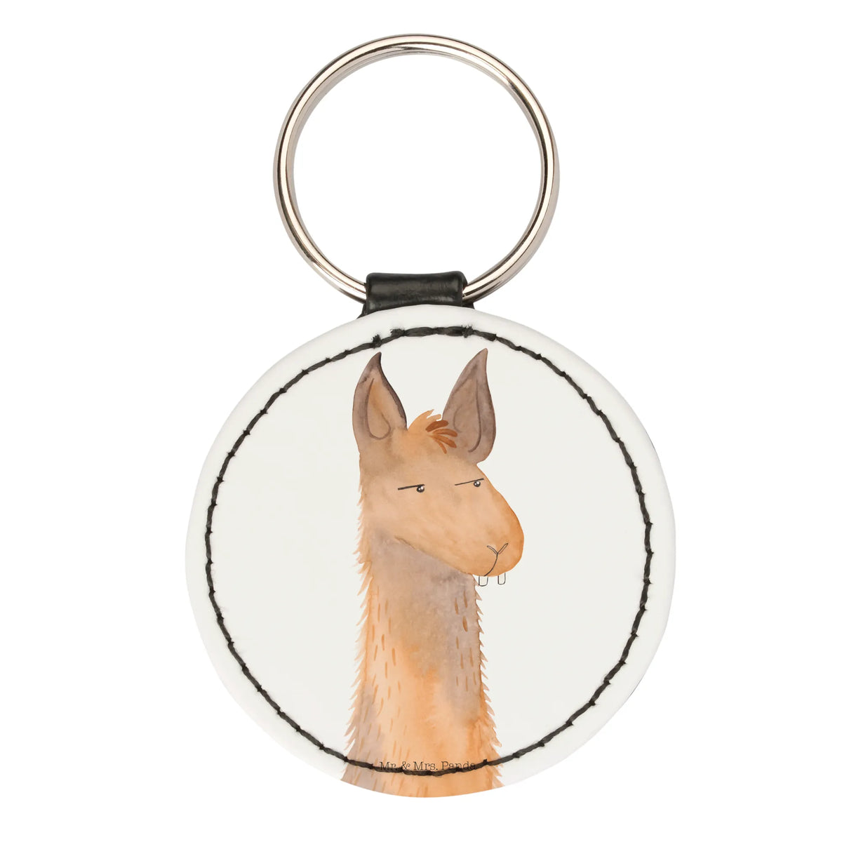 Round key ring llama head Annoyed lucky charm, key ring, bag pendant, pendant, keychain, Llama, llama, alpaca, trendy animal, office life, office, boss, partner, lama, being annoyed, best friend, being right, lamas, apprentice, girlfriend