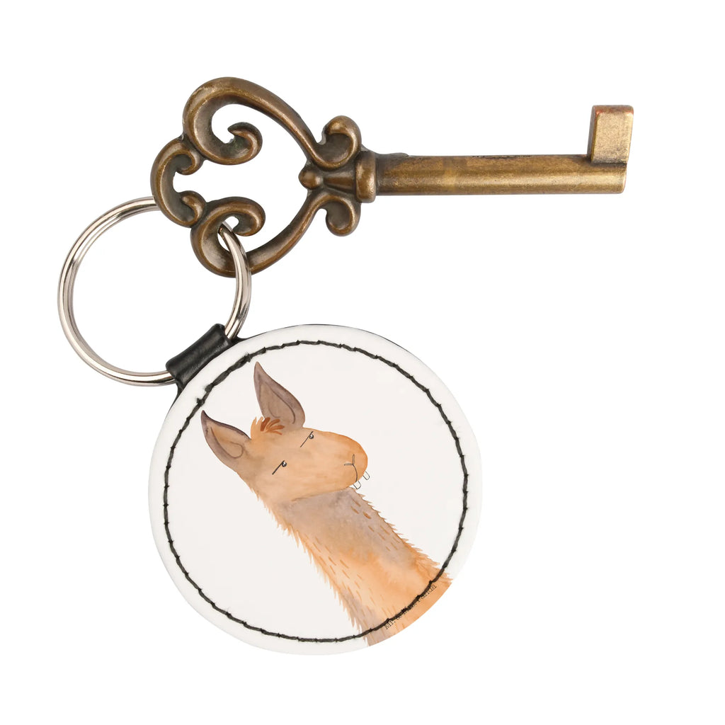 Round key ring llama head Annoyed lucky charm, key ring, bag pendant, pendant, keychain, Llama, llama, alpaca, trendy animal, office life, office, boss, partner, lama, being annoyed, best friend, being right, lamas, apprentice, girlfriend