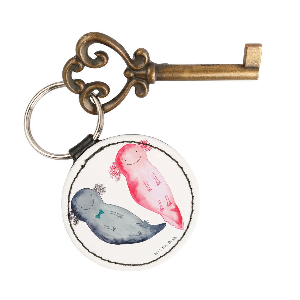 Round key ring axolotl Girlfriend Schlüsselaccessoire, mini schlüsselanhänger, Taschenanhänger, schlüsselbund anhänger, Schlüsselanhänger, Axolotl, Molch, Liebesbeweis, Verlobter, Axolot, Lurche, Freund, Große Liebe, Lurch, Liebe, Ehemann, Jahrestag, Valentinstag, Schwanzlurch