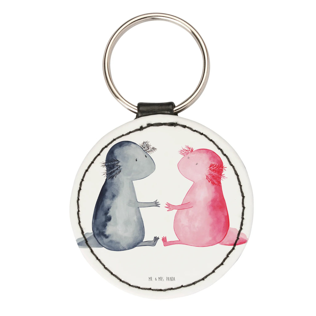 Rund Schlüsselanhänger Axolotl Liebe schlüsselbund anhänger, Schlüsselanhänger, mini schlüsselanhänger, Schlüsselaccessoire, Taschenanhänger, Axolotl, Molch, Große Liebe, Ehemann, Jahrestag, Lurche, Liebesbeweis, Lurch, Freund, Verlobter, Valentinstag, Schwanzlurch, Axolot, Liebe