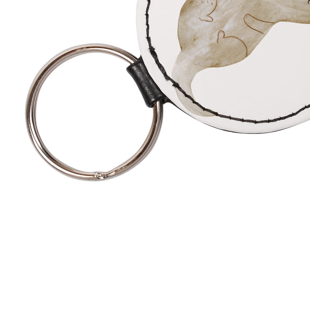 Round key ring otter upside down Schlüsselanhänger, schlüsselbund anhänger, mini schlüsselanhänger, Taschenanhänger, Schlüsselaccessoire, Otter, Fischotter, Seeotter, Otter Seeotter See Otter