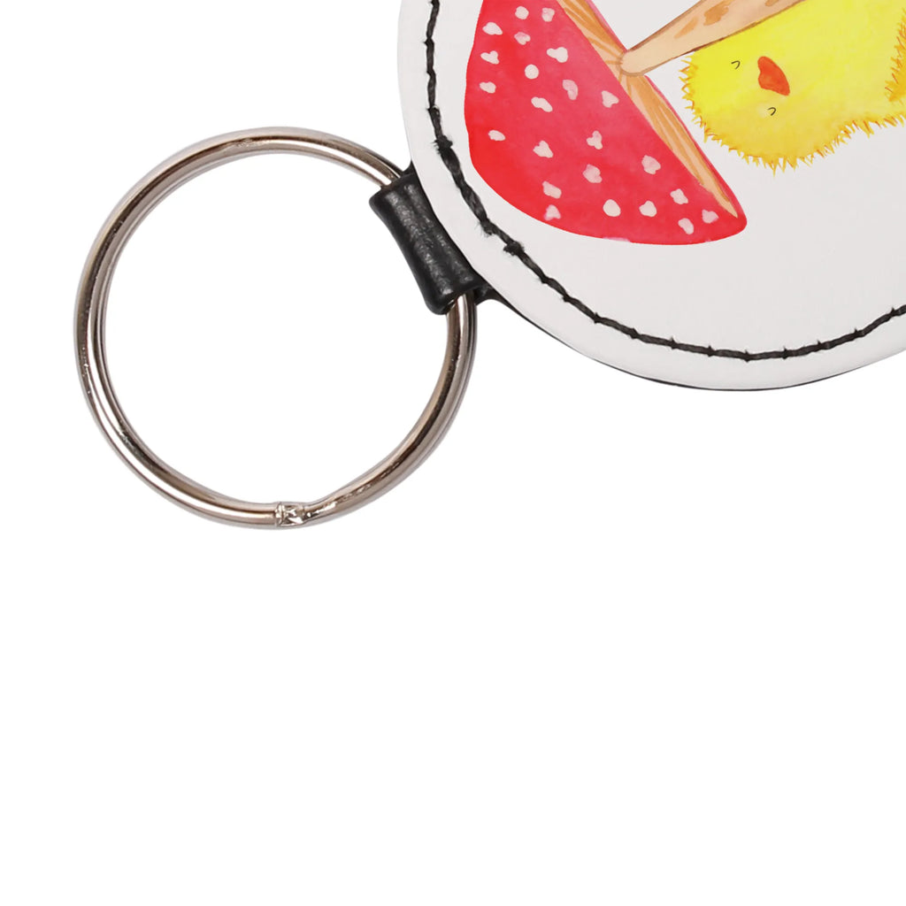 Rund Schlüsselanhänger Küken Fliegenpilz mini schlüsselanhänger, Schlüsselanhänger, Schlüsselaccessoire, schlüsselbund anhänger, Taschenanhänger, Ostern, Osterdeko, Osterhase, Osternest, Ostergeschenke, Geschenke zu Ostern, Ostern Geschenk, Ostergeschenke Kinder, Ostern Kinder, Küken, Frohe Ostern, Ostergrüße, Glückspilz, Fliegenpilz
