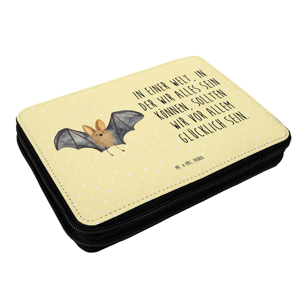 Leather folder bat wing Federmäppchen bedruckt, Büro Stifte Etui, Stifte Etui, Schule, Federmappe Einschulung, Einschulung, Bestückte Federmappe, Schüler, Geschenk, Federmäppchen, Grundschule, Kind, Stifterolle, Kinder Federmappe, Schülerin, Federmappe, Stiftetasche, Motiv, Tiermotive, Gute Laune, lustige Sprüche, Tiere