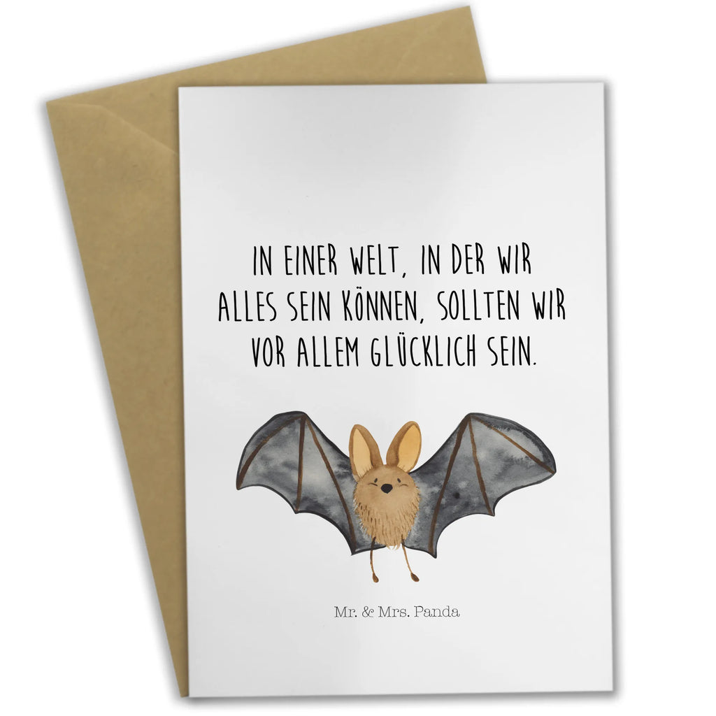 Greetings card bat wing Grußkarte, Ansichtskarten, Glückwunschkarte, Karte, Geburtstagskarte, Einladungskarte, Klappkarte, Hochzeitskarte, Tiermotive, Gute Laune, lustige Sprüche, Tiere
