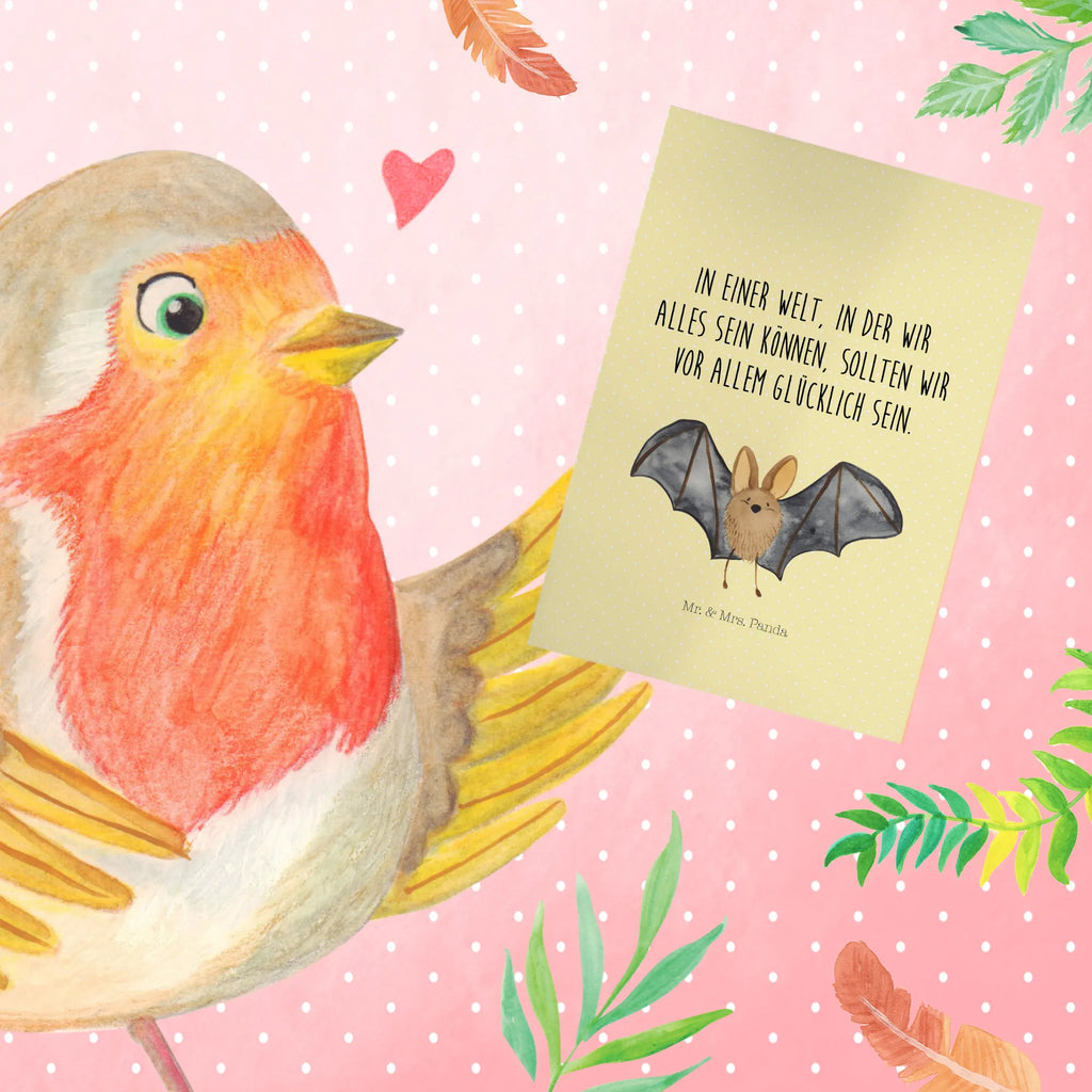 Greetings card bat wing Grußkarte, Ansichtskarten, Glückwunschkarte, Karte, Geburtstagskarte, Einladungskarte, Klappkarte, Hochzeitskarte, Tiermotive, Gute Laune, lustige Sprüche, Tiere