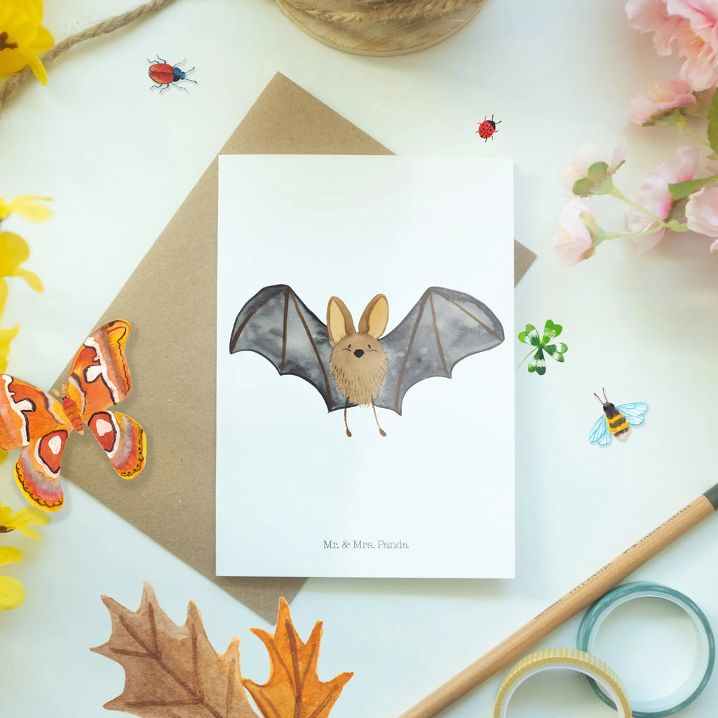 Greetings card bat wing Grußkarte, Ansichtskarten, Glückwunschkarte, Karte, Geburtstagskarte, Einladungskarte, Klappkarte, Hochzeitskarte, Tiermotive, Gute Laune, lustige Sprüche, Tiere