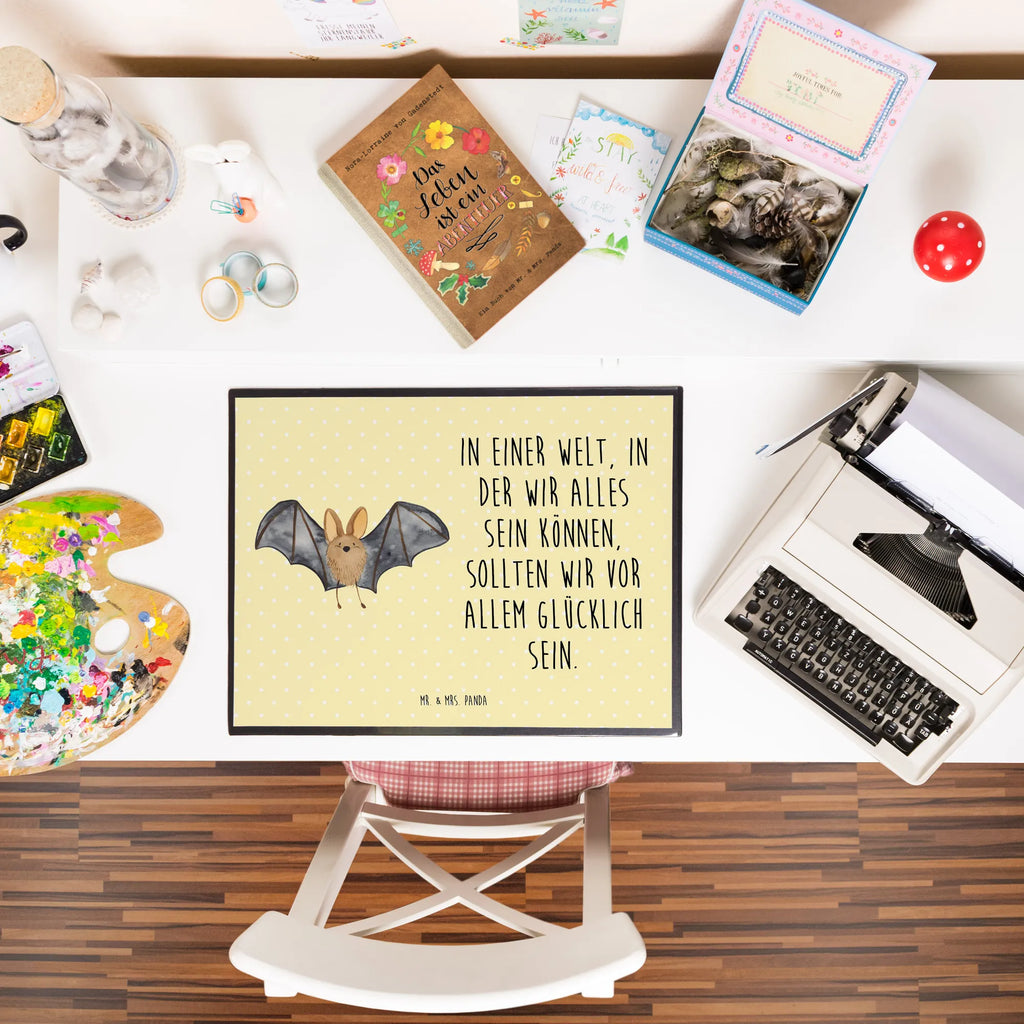 Schreibtischunterlage Fledermaus Flügel Schreibwaren, Bürobedarf, Schreibtischunterlage Groß, Schreibunterlage, Schreibtisch Unterlagen, Schreibtischauflage, Büroartikel, Tiermotive, Gute Laune, lustige Sprüche, Tiere